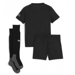 Manchester City Udebanetrøje Børn 2025-26 Kortærmet (+ Korte bukser)